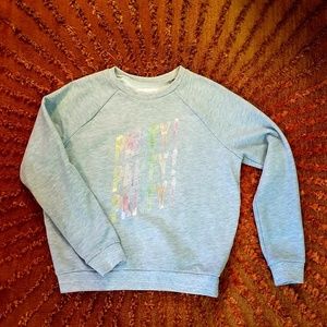 Ban.do Small Gray Party Party Party Sweatshirt